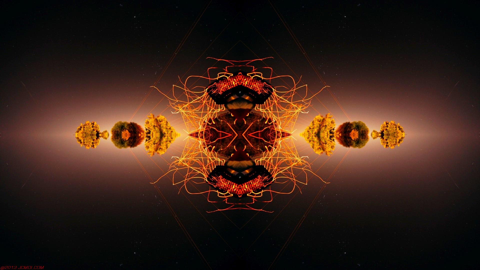 Chimney Sparks Abstract Artwork Timelapse Still Images